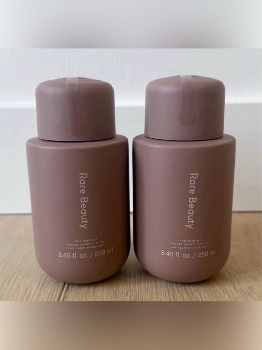 Rare Beauty Hydrating Body Lotion — Dusty Mauve Pair